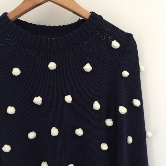 Forever 21 Pom Pom Sweater Sz M - Picture 4 of 8